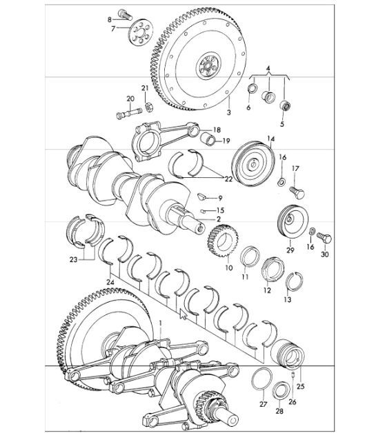 Diagram 102-00 Porsche Cayenne S/GTS 4.8L 2007>> Engine
