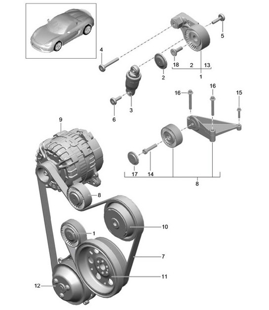 Diagram 101-010 Porsche  
