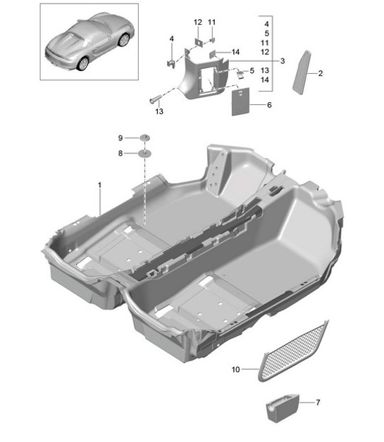 Diagram 807-010 Porsche  