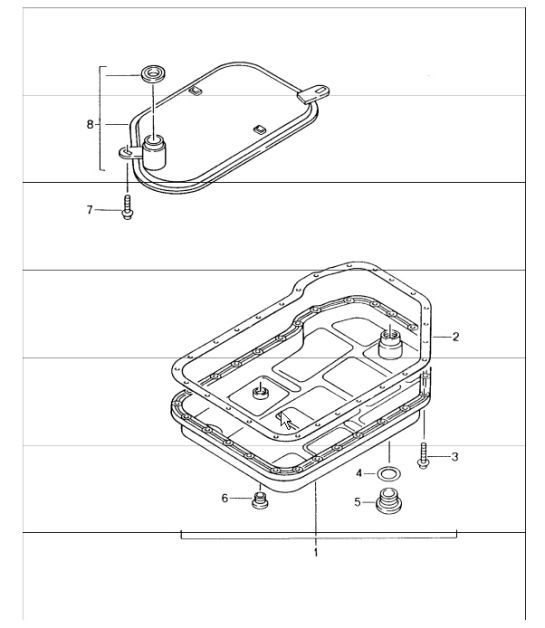 Diagram 340-01 Porsche Boxster 986/987/981 (1997-2016) Transmisión