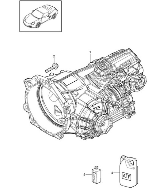 Diagram 320-000 Porsche 卡宴 GTS V8 4.8L 汽油 400HP 