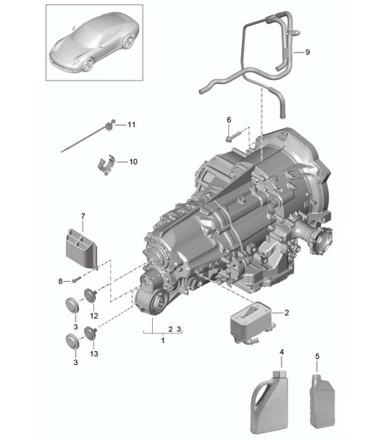 Diagram 320-000 Porsche Cayenne S V8 4.8L Petrol 400HP 