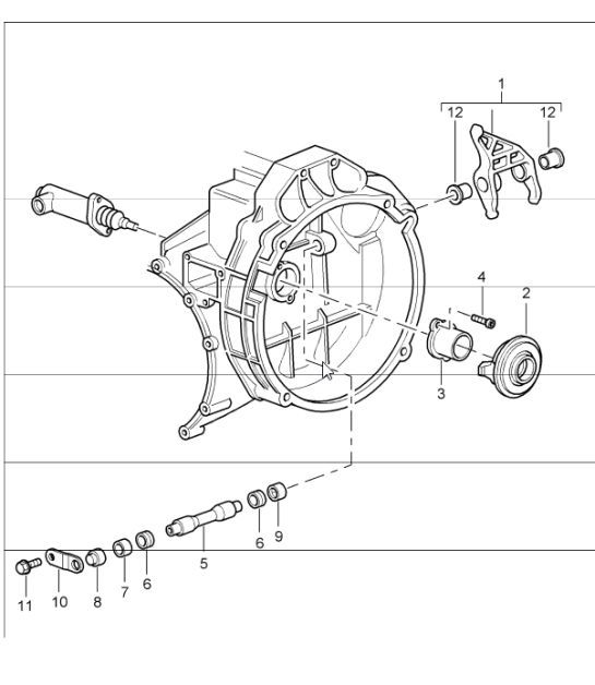 Diagram 301-05 Porsche Macan (95B) MK1 (2014-2018) Transmission