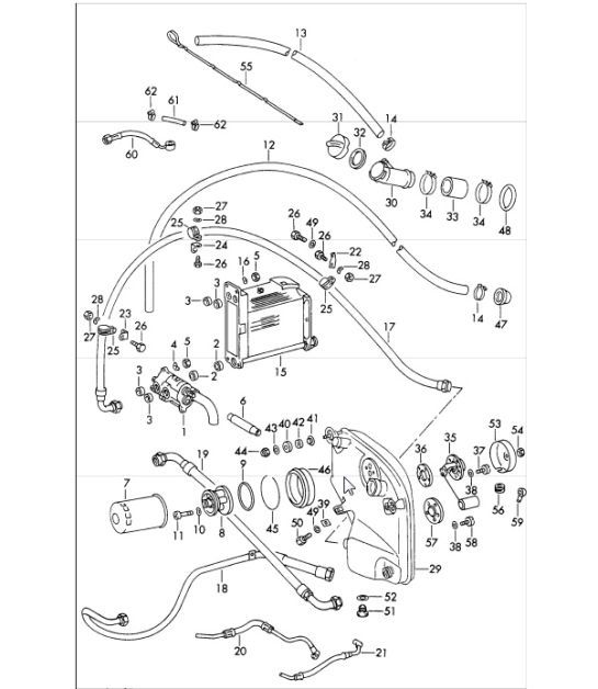Diagram 104-00 Porsche 997 Carrera 4 3.6L 2005>> Motor