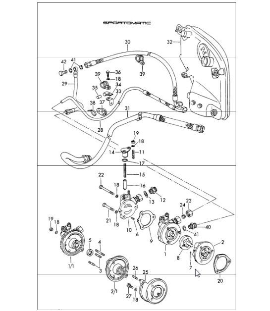 Diagram 104-20 Porsche 992 Carrera2 3.0L 