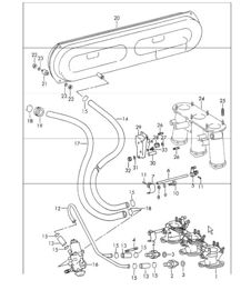 vacuum system for clutch release injection system for sportomatic for 911 E 1969 ONWARDS
