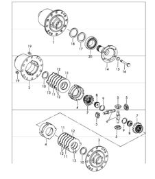 limited-slip differential for die casting housing 911 1969