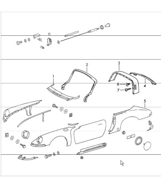 Diagram 801-35 Porsche  