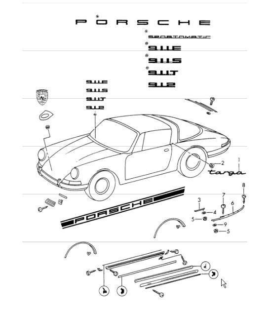 Diagram 810-05 Porsche Cayena 9YB 2023>> 