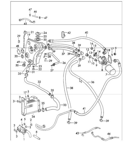 Diagram 104-15 Porsche Macan Gasolina 2.0L V4 237 CV Motor