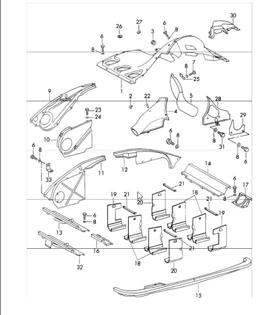 Diagram 105-05 Porsche Cayenne Turbo S V8 4.8L Petrol 550HP Engine