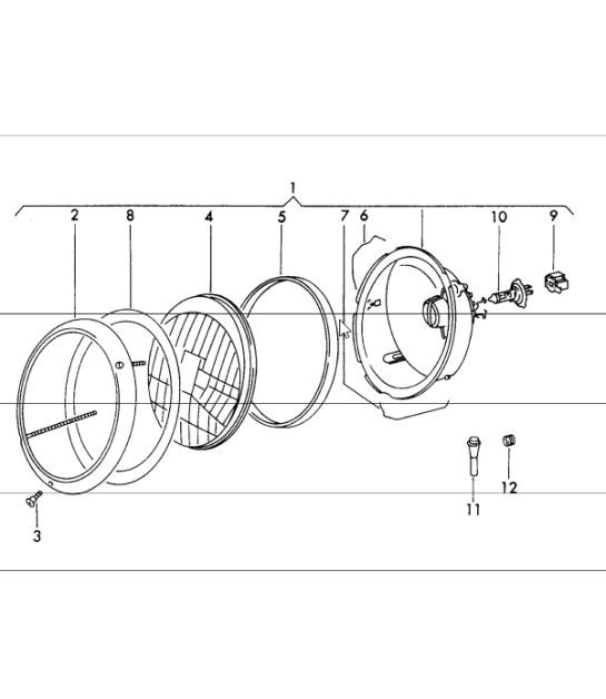 Diagram 905-05 Porsche Boxster GTS 718 4.0L PDK (400 Bhp) Electrical equipment