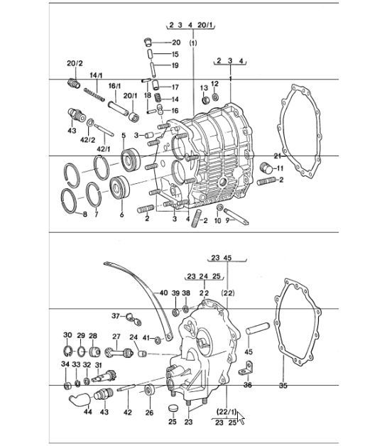 Diagram 302-05 Porsche Panamera S V6 Turbo 3.0L 2WD Executive 