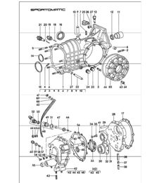 Transmission de remplacement, carter de transmission 911 1974-77 SPM