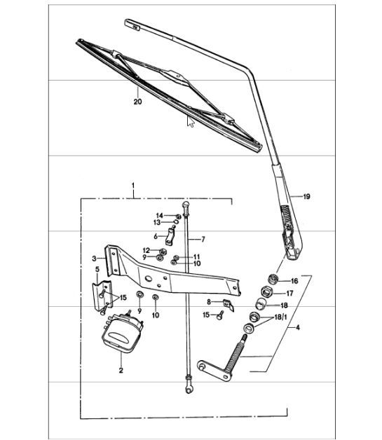 Diagram 904-05 Porsche Macan (95B) MK1 (2014-2018) Materiale elettrico