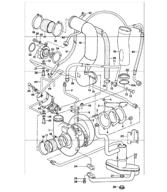 Diagram 107-40 Porsche Cayman 2.9L 987C MKII 2009-12 Motore