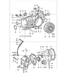 Ersatzgetriebe, Getriebegehäuse SPM - G 925/16 - 911 1978-83