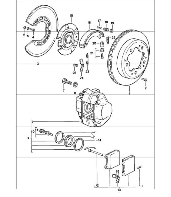 Diagram 603-00 Porsche Panamera 4S Diesel V8 4.0L 4WD (422 PS) 