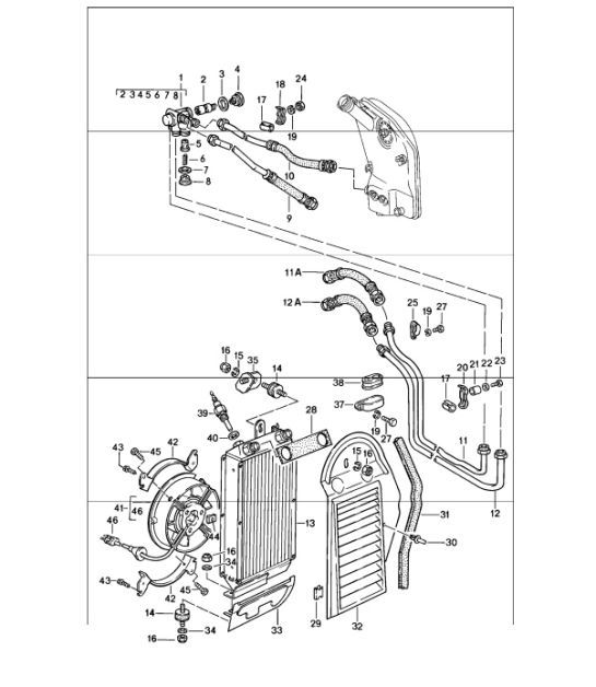Diagram 104-05 Porsche 991 Speedster Motor