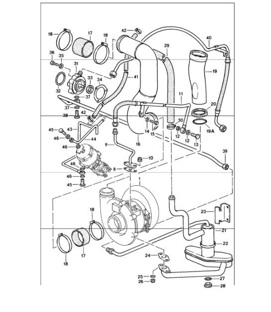 Diagram 107-40 Porsche 997 MkII Turbo 2009>> Motor