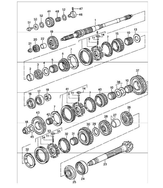 Diagram 303-15 Porsche Boxster 986/987/981（1997 年 - 2016 年） 传播