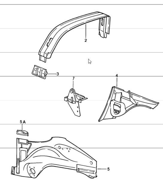 Diagram 801-25 Porsche  