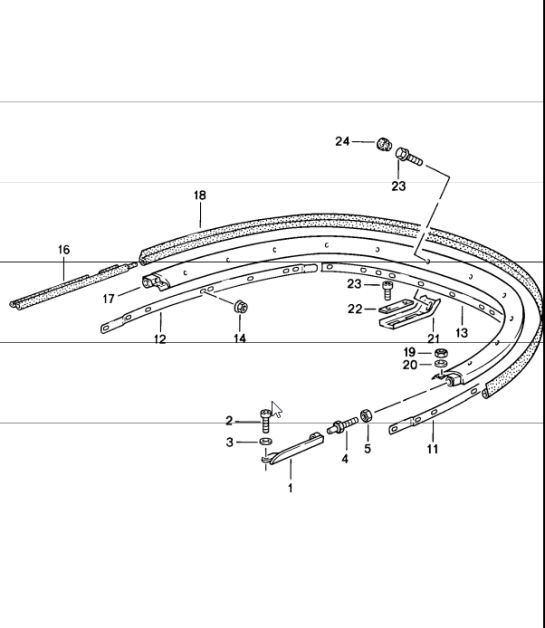 Diagram 811-13 Porsche Cayenne MK2 (957) 2007-2010 Karosserie