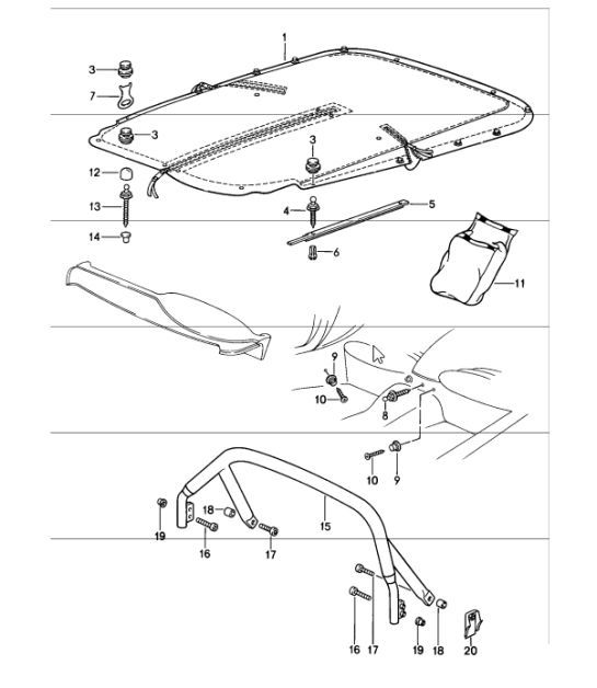 Diagram 811-40 Porsche  