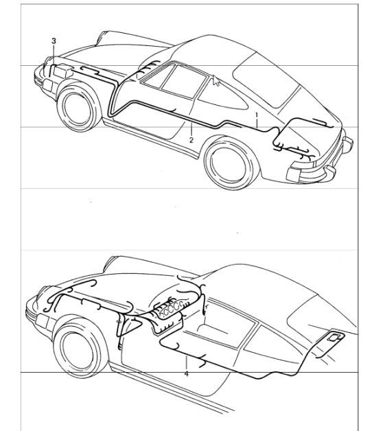 Diagram 902-10 Porsche 991 Cabriolet 4 3.0L (370 ch) Équipement électrique