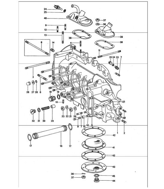 Diagram 101-05 Porsche Macan GTS Benzine 3.0L V6 360 pk Motor