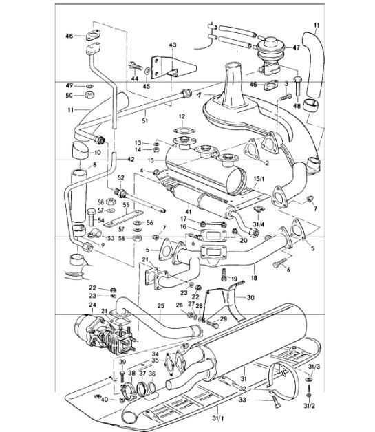 Diagram 202-10 Porsche Macan 汽油 2.0L 265Bhp 