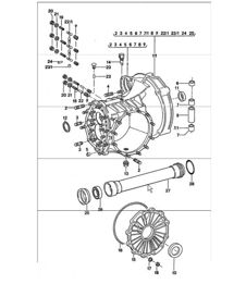 Ersatzgetriebe, Getriebegehäuse 911 TURBO 1975-77