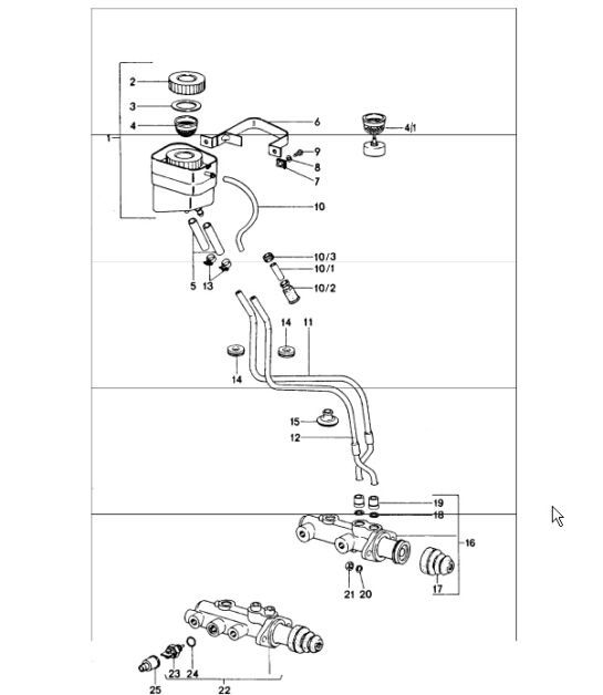 Diagram 604-00 Porsche Boxster GTS 718 2.5L Manual (365 Bhp) Ruote, freni