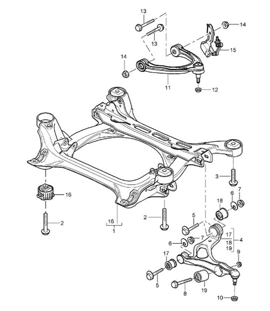 Diagram 401-00 Porsche 918 Spyder 2014-2015 