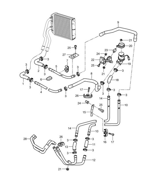 Diagram 813-02 Porsche Cayenne Coupé Turbo V8 4.0L benzina 550 CV 