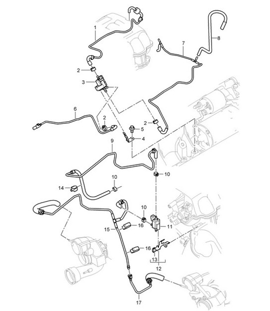 Diagram 107-030 Porsche  