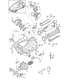 Compressore (Modello: 06EC,CGEA, CGE,CGFA,CJT) Cayenne 92A (958) 3.0L HYBRID 2011-18
