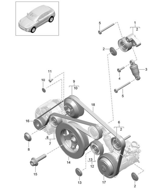 Diagram 102-060 Porsche  