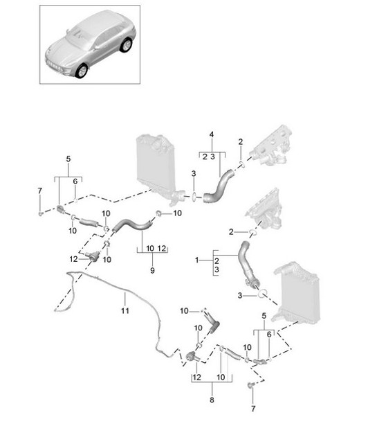 Diagram 107-080 Porsche  