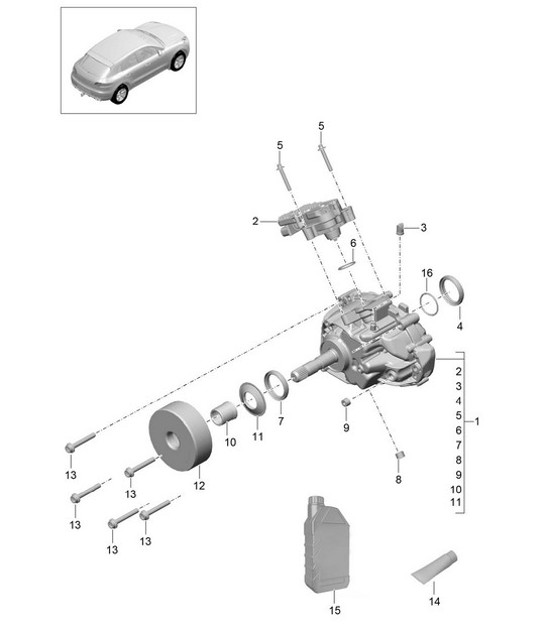 Diagram 305-000 Porsche  