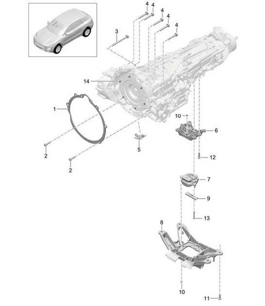 Diagram 306-000 Porsche Macan (95B) MK3 2022>> 