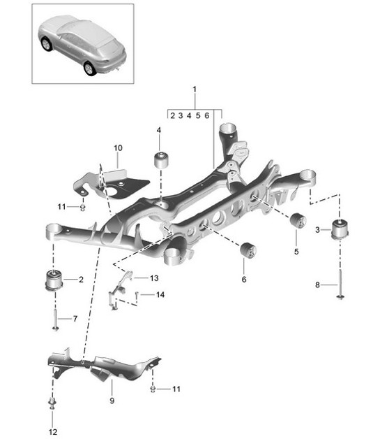 Diagram 501-005 Porsche  