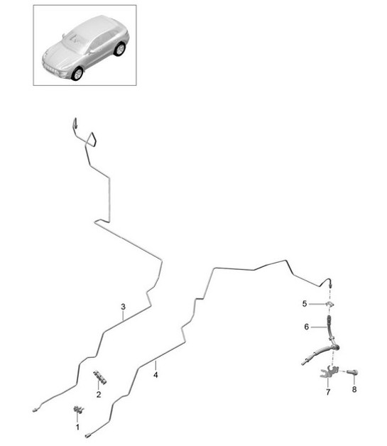 Diagram 604-010 Porsche 993 (911) C2 1994-97 Roues, Freins