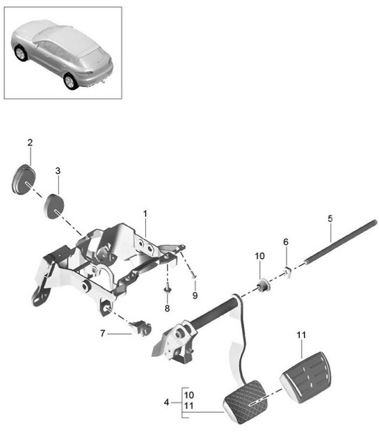 Diagram 702-000 Porsche  
