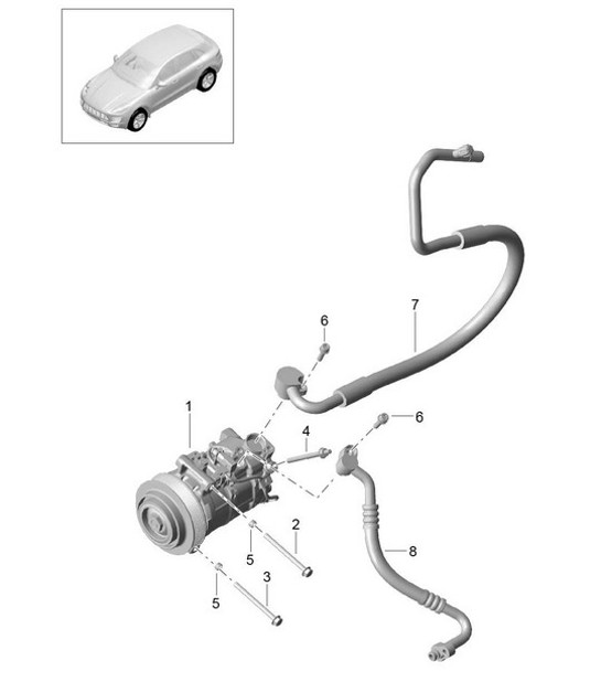 Diagram 813-055 Porsche  