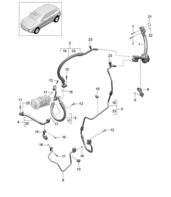 Diagram 813-072 Porsche  