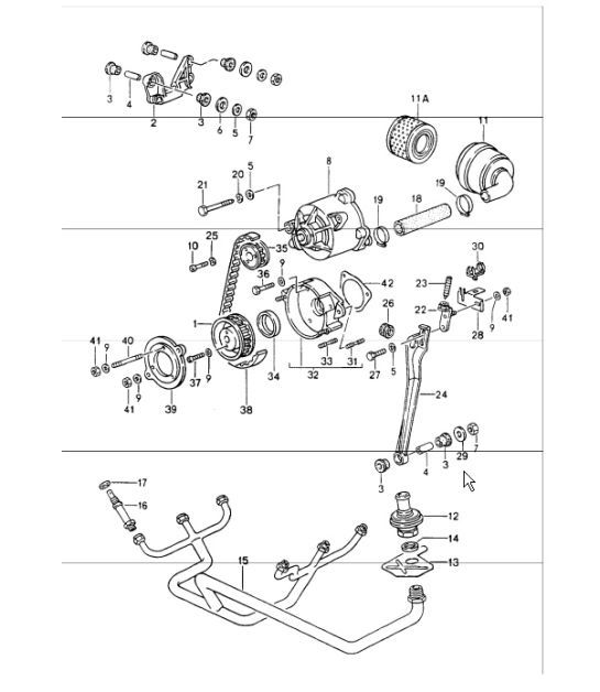 Diagram 108-05 Porsche 卡宴 9YA 2018-2023 