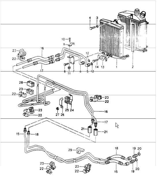 Diagram 360-00 Porsche 991 Carrera 4S 3.0L (420 PS) Übertragung