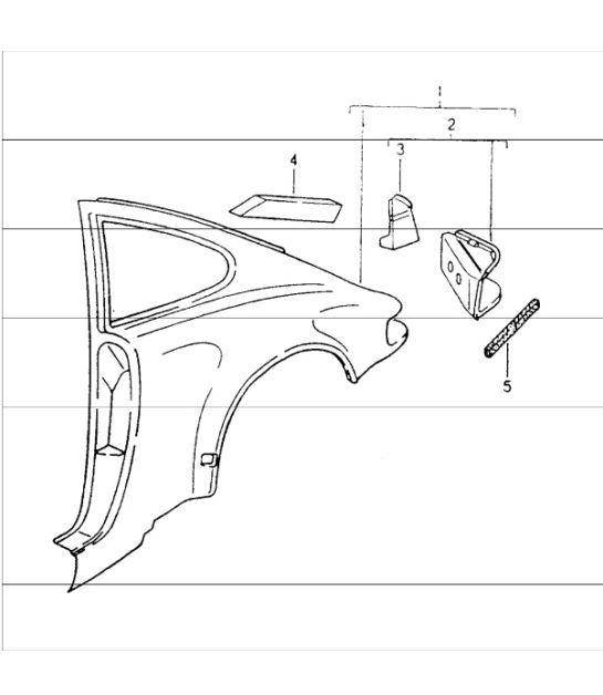 Diagram 801-35 Porsche Cayman 718 2.0L PDK (300 PS) Karosserie