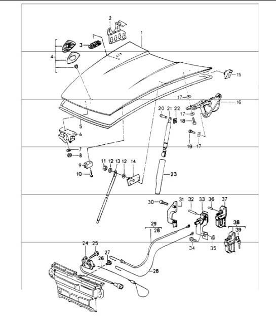 Diagram 803-00 Porsche Cayman GTS 718 4.0L Manual (400 Bhp) Body